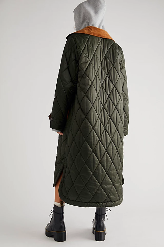 Barbour Silwick Quilt Jacket Sage