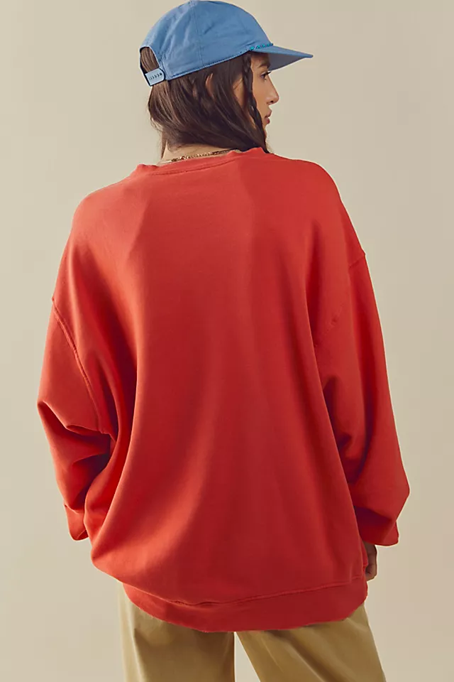 Over And Out Sweatshirt Persimmon
