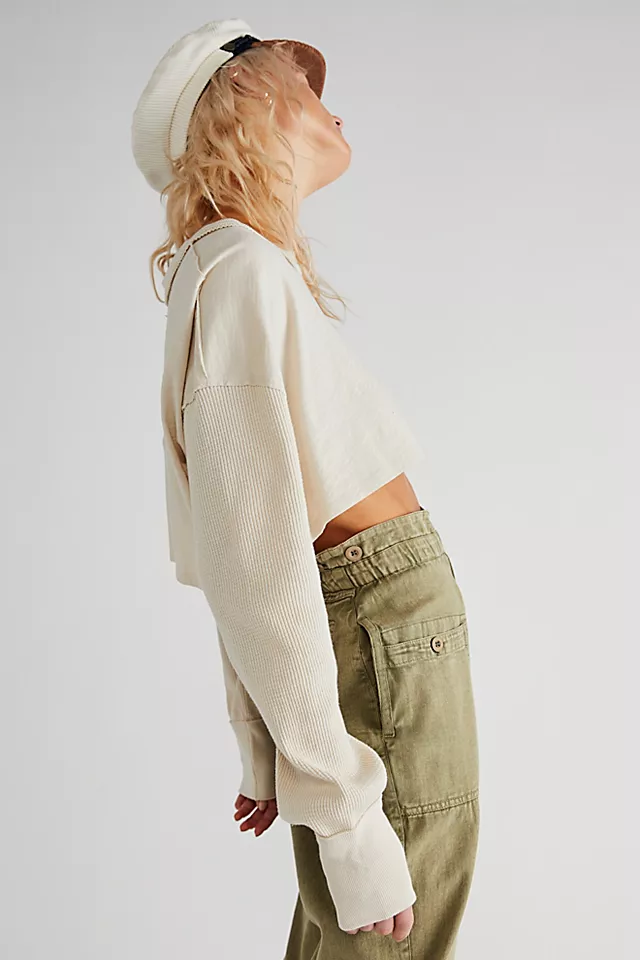 Peace Out Long Sleeve Marble Dust