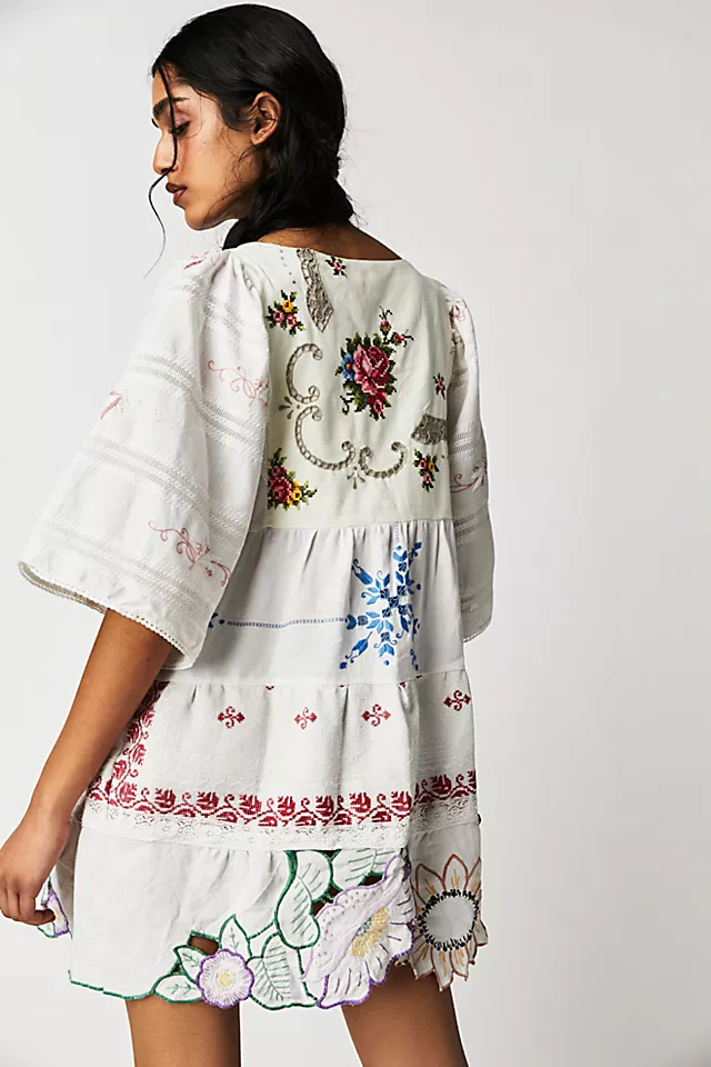 Place Nationale Fawley Mini Dress Ivory