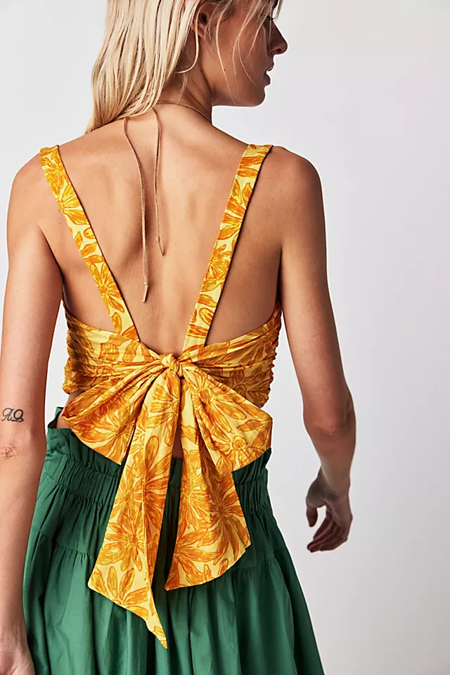 All Tied Up Top Yellow Combo