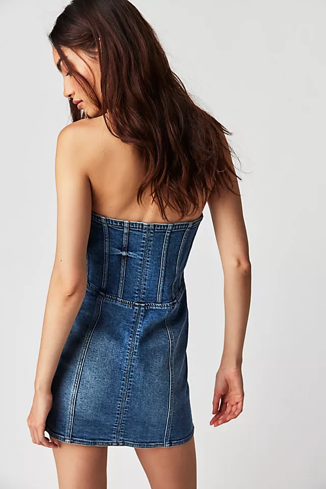 Retrofete Andreia Denim Dress Bailey