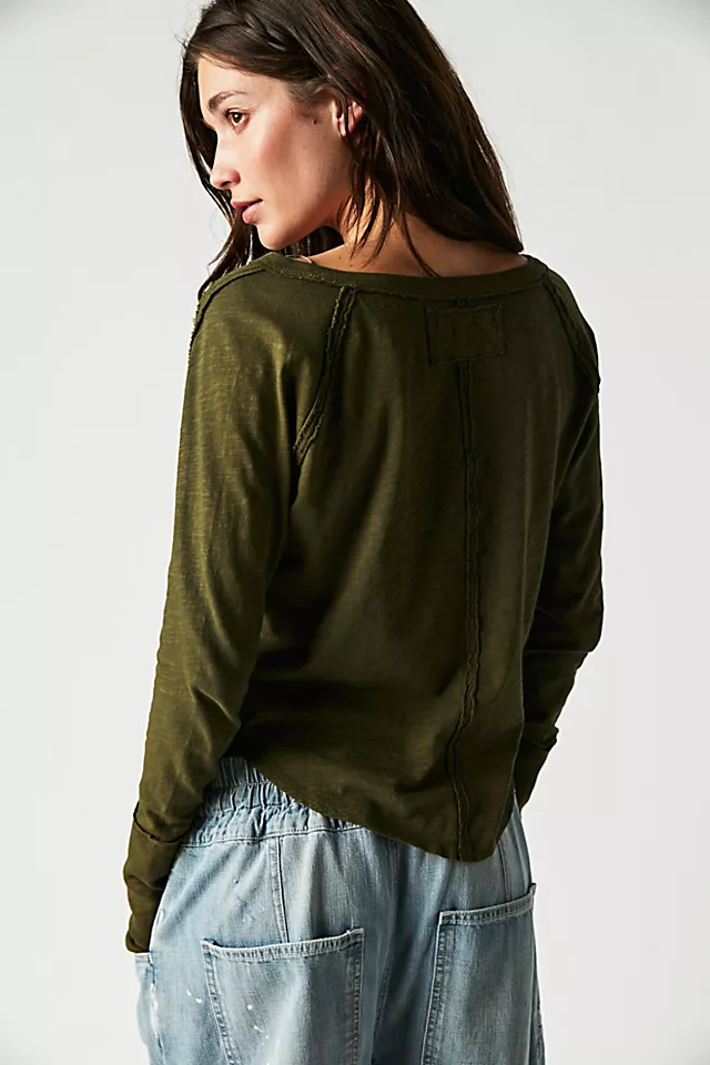 Hailey Long Sleeve Army