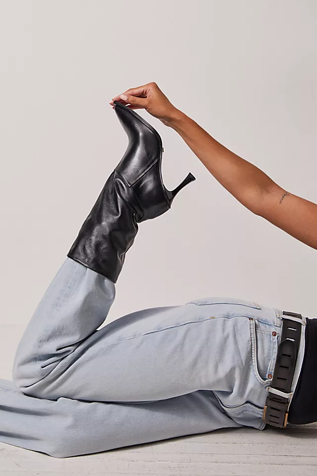 First Friday Slouch Boots Black