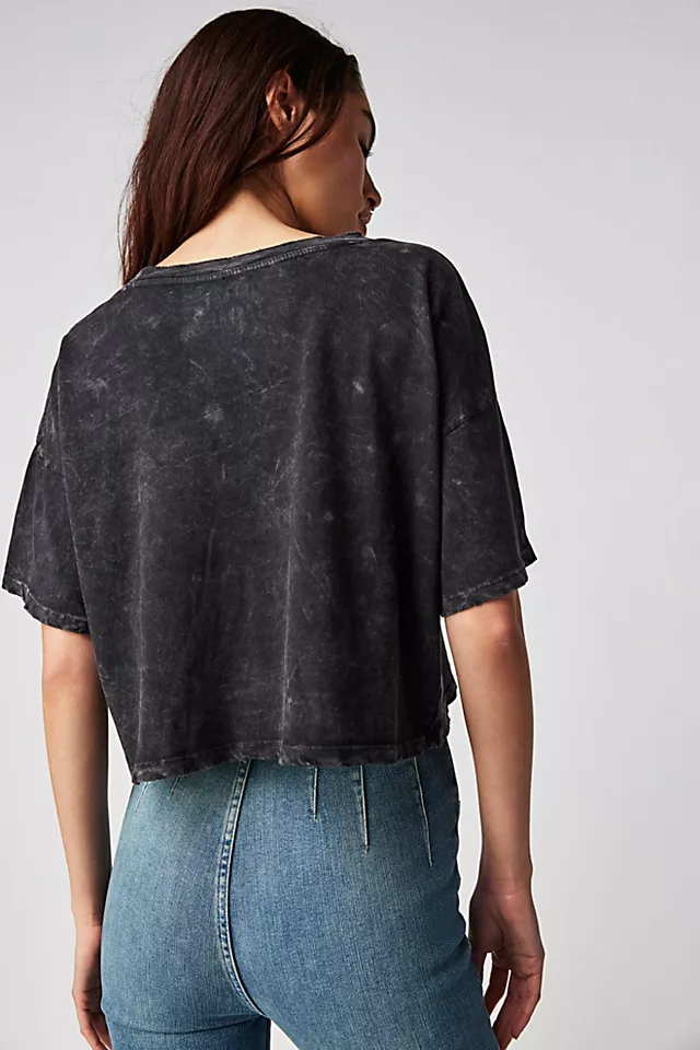 Nashville Crop Tee Black