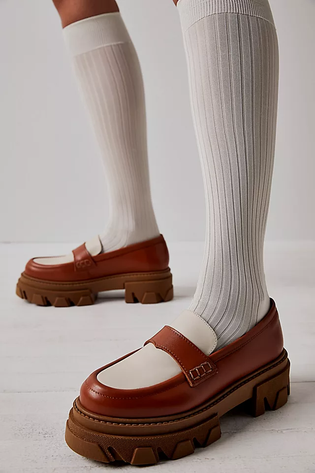 Trailblazer Bicolor Loafers Tan / Ivory