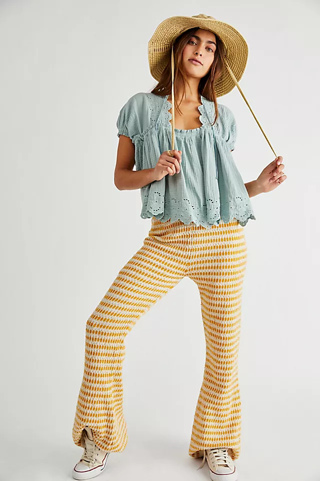 Cross My Heart Top Dusted Sky