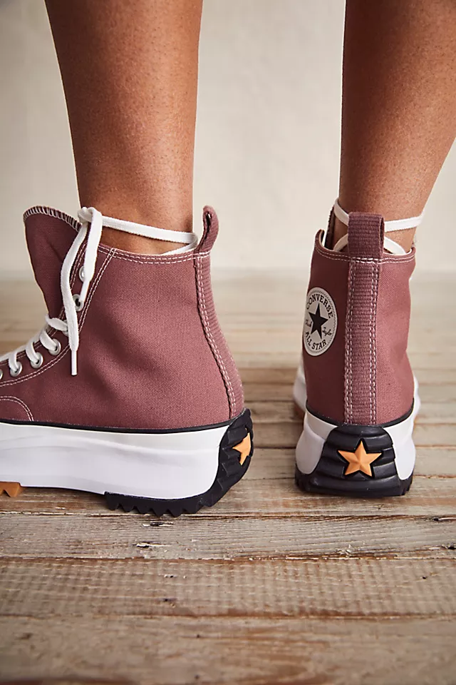 Run Star Hike Hi-Top Sneakers Saddle / Black / White