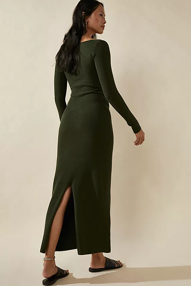 Trixie Sweater Maxi Kelp