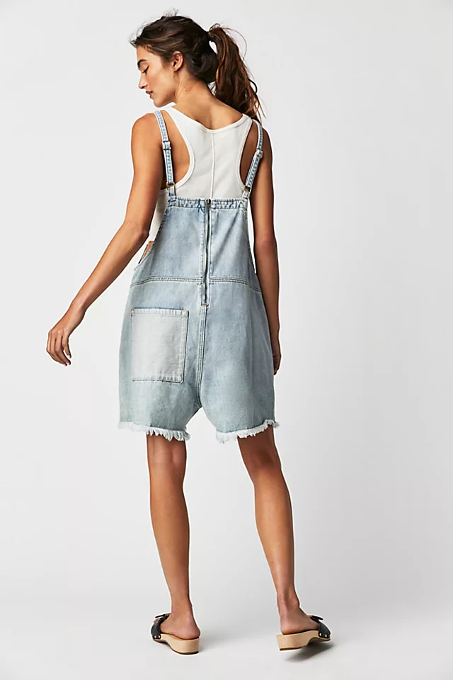 OneTeaspoon Pini Denim Playsuit Hendrixe