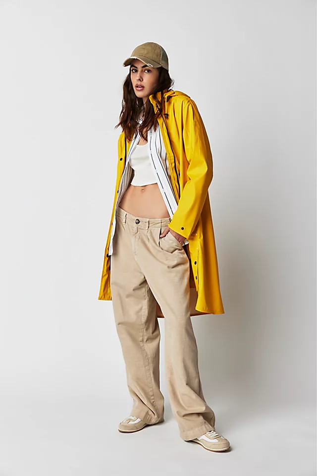 Ilse Jacobsen Glossy Rain Coat Cyber Yellow