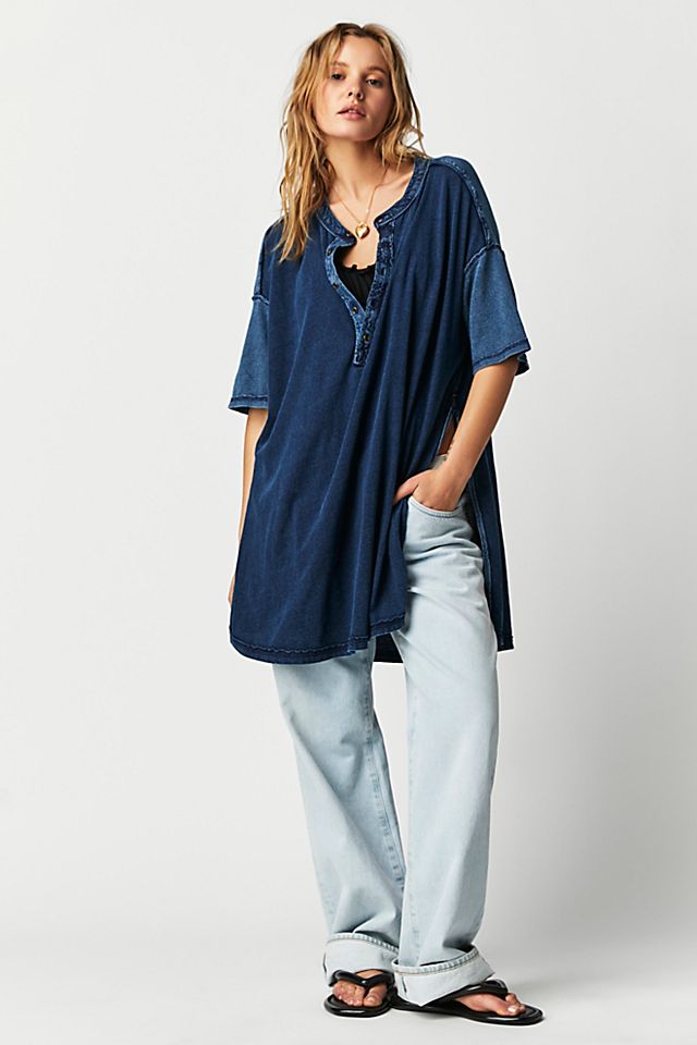 We The Free On The Flip Side Tee Indigo Combo