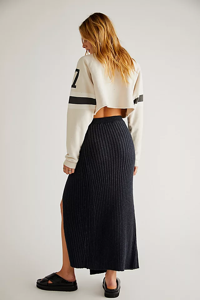 Better Days Midi Skirt Black Combo