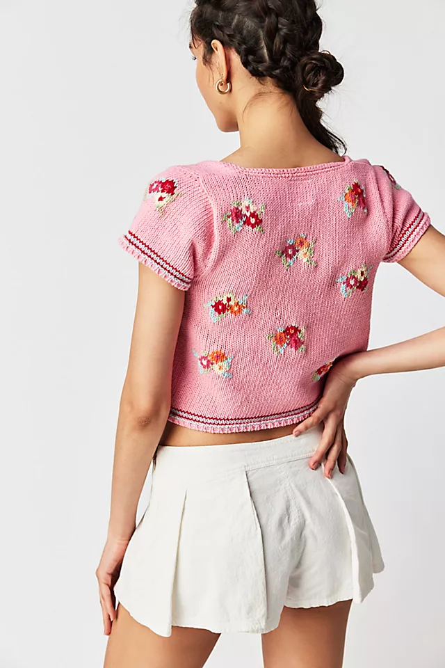 Tach Makina Knitted Top Pink