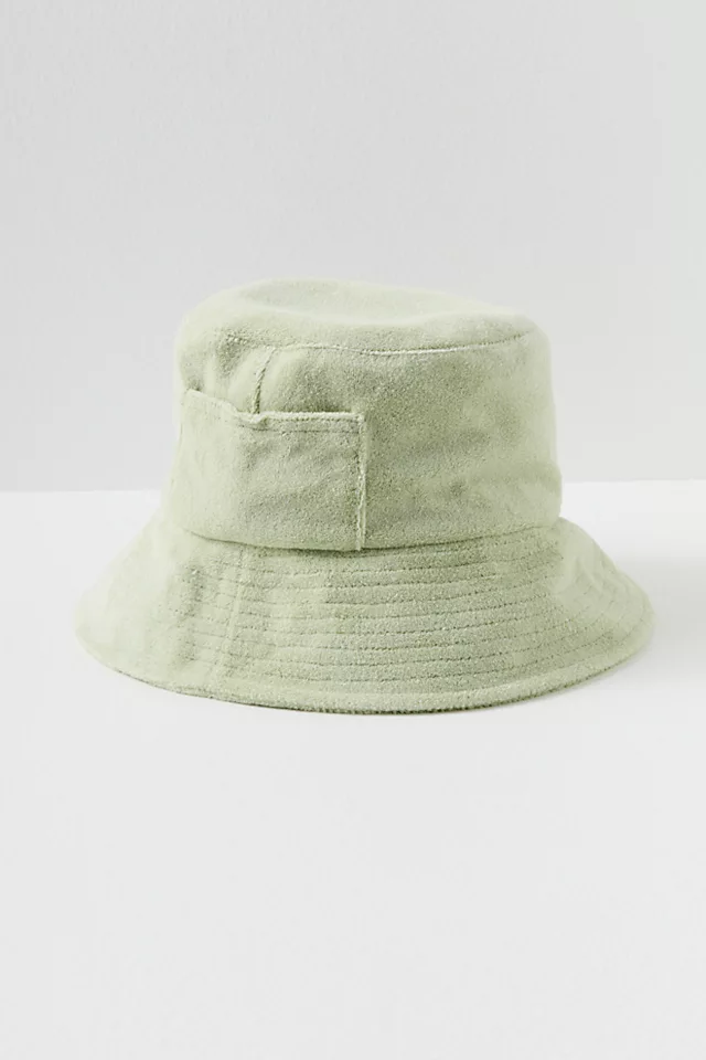Wave Terry Bucket Hat Mint Terry