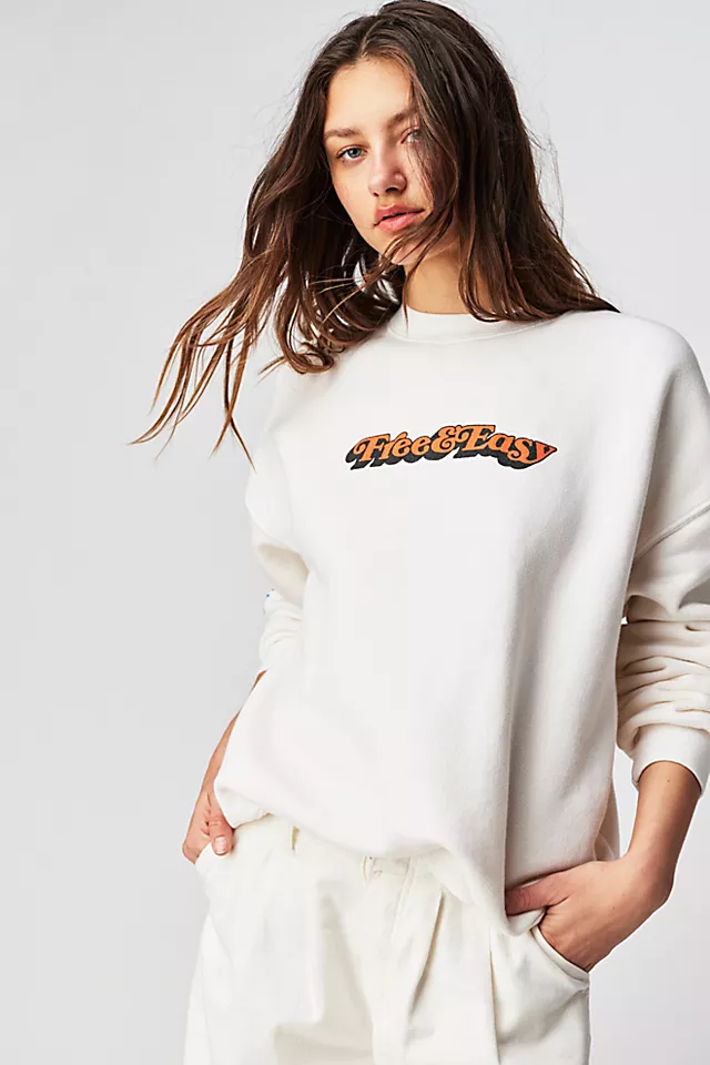 Free & Easy Paradise Sweatshirt Coconut