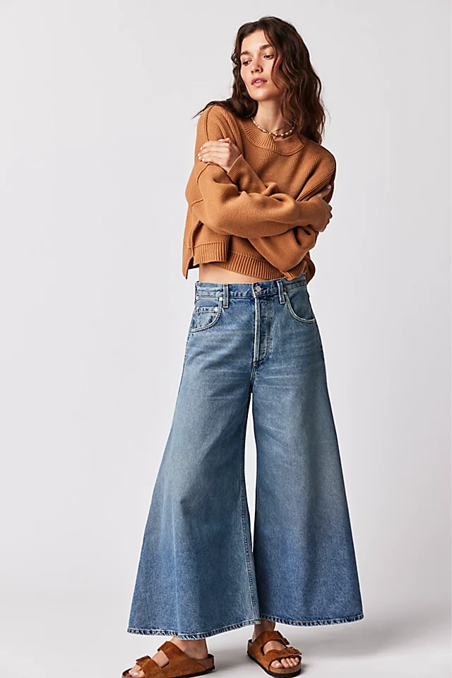 Citizens of Humanity Rhi Maxi Culotte Jeans Tango