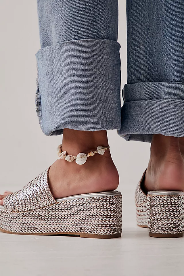Westport Woven Platforms Silver