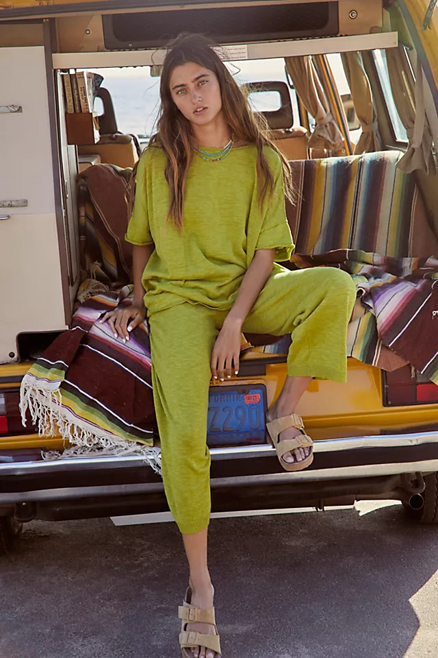 Zuma Sweater Pants Peridot