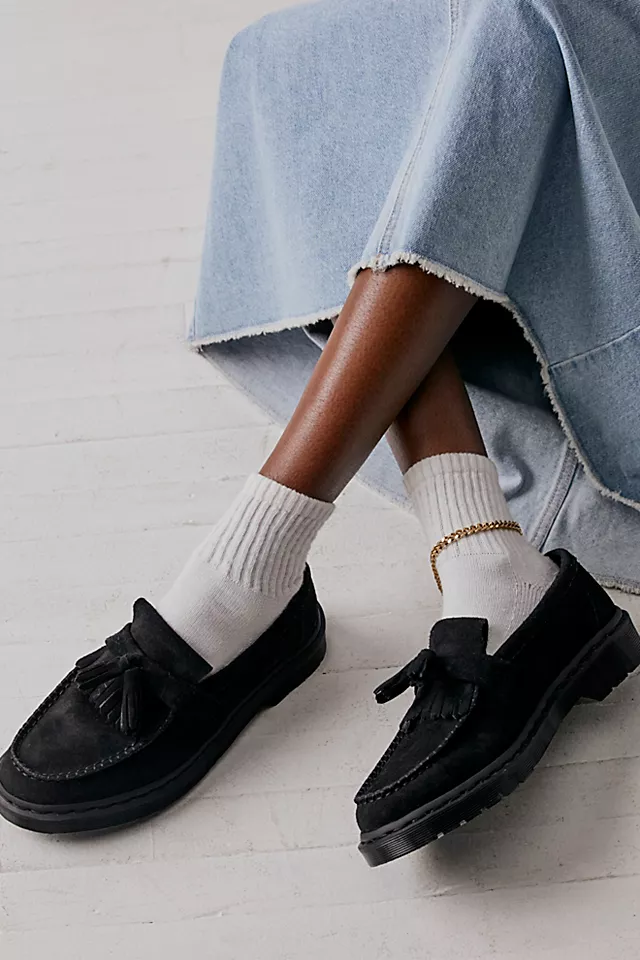 Adrian Suede Loafers Black