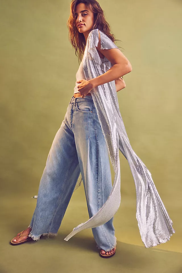 Isabel Moore Zima Duster Silver