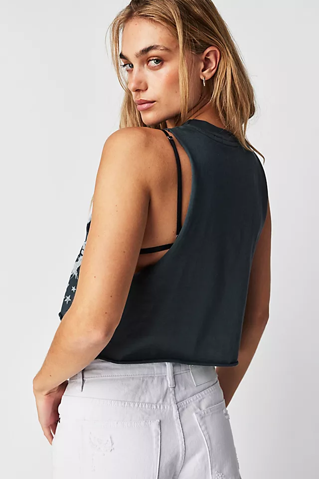 Guns N Roses Live 1988 Tour Tank Vintage Black