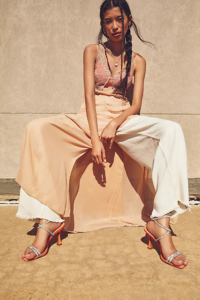 Reign Wrap Heels Coral