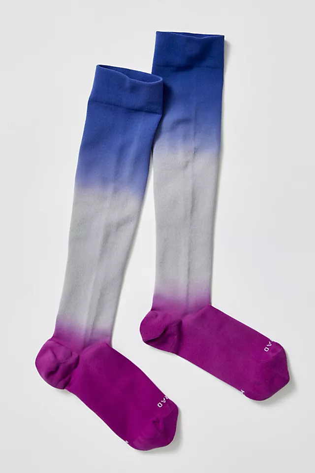 Comrad Dip Dye Companion Compression Socks Grey / Aster