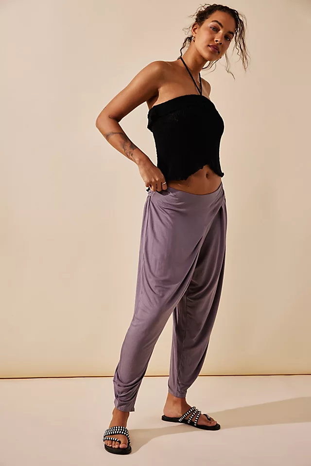 Pia Pants Purple Taupe