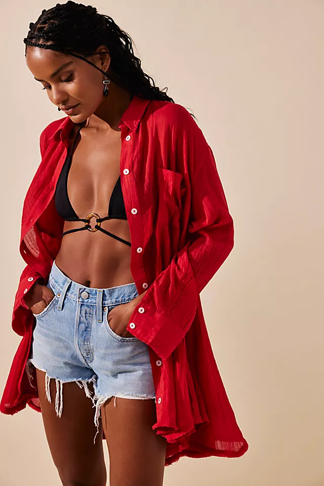 Splice Up Shirtdress Tunic Talking Roses