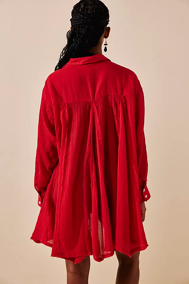 Splice Up Shirtdress Tunic Talking Roses