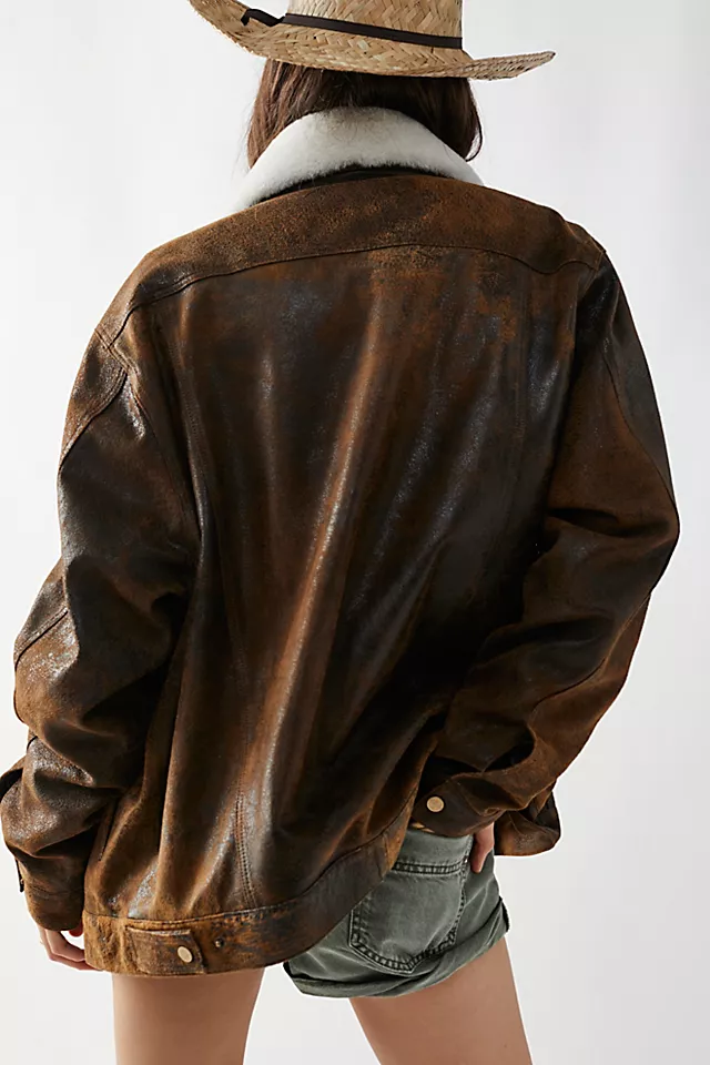 Dancassab Giula Jacket Brown White