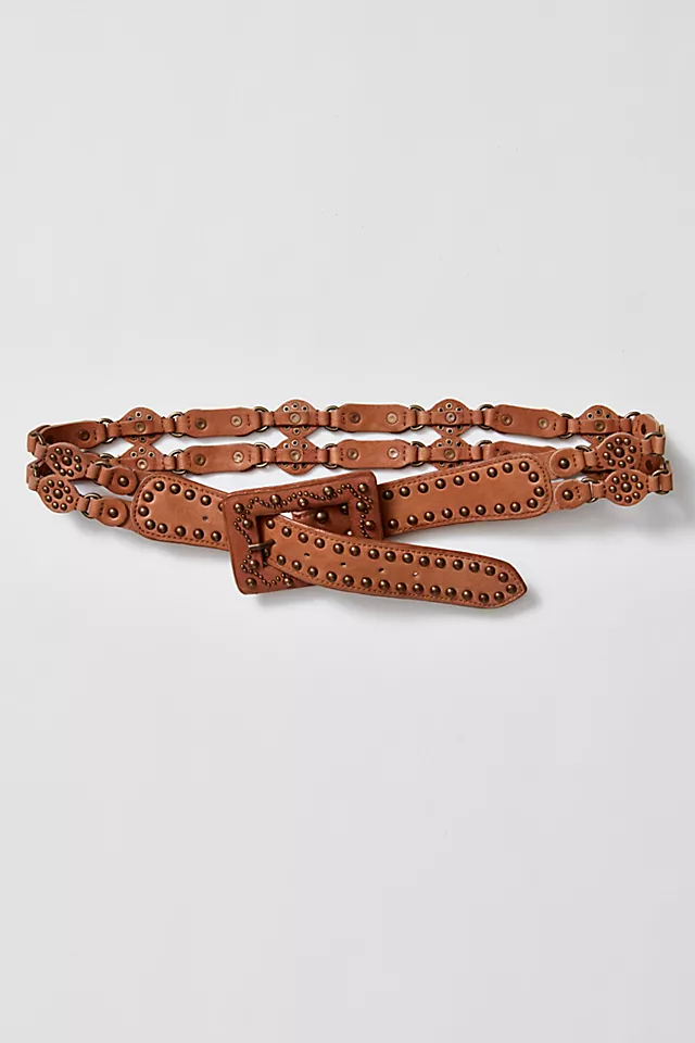 Studded Rancho Hip Belt Rusted Copper