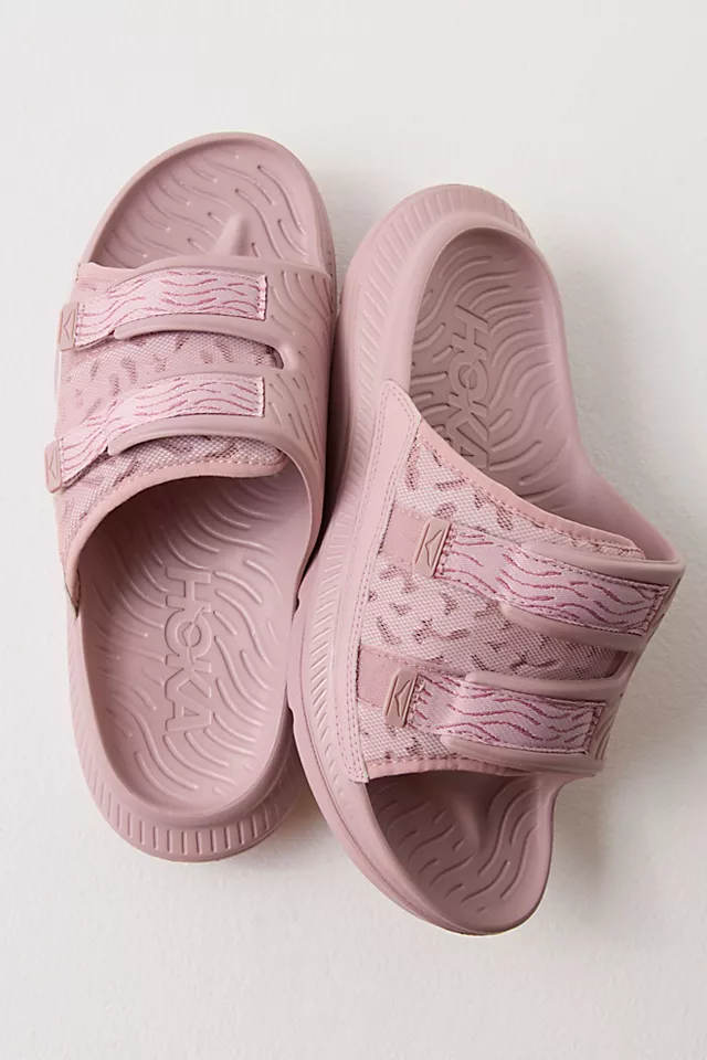 Ora Luxe Recovery Slides Pale Mauve / Wistful Mauve