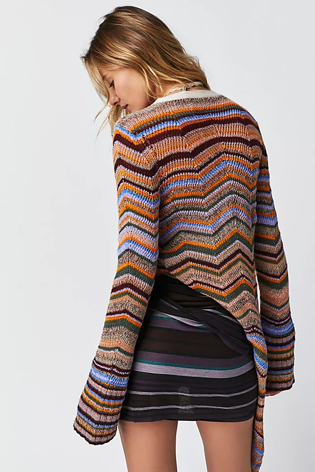 Beach Stripe Sarong Navy Combo