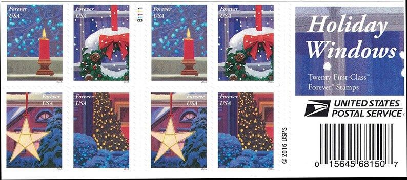 100 Pack:Forever Stamps 16 Styles on Sale Christmas Gift (Free Shipping)