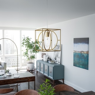 Emeli Gold 1 Light Swag Pendant