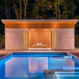 1-Light Modern Integrated LED IP65 Waterproof Indoor/ Outdoor Wall Light