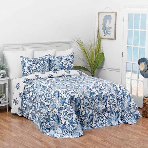 Blue Coast Shells F/Q Quilt Set