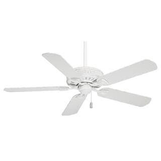 Casablanca 54" Ainsworth Ceiling Fan with Pull Chain - Cottage White