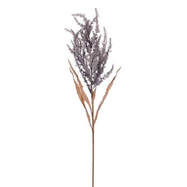 Vickerman 39" Grey Blue Artificial Dried Plum Grass Spray, 2 per bag.