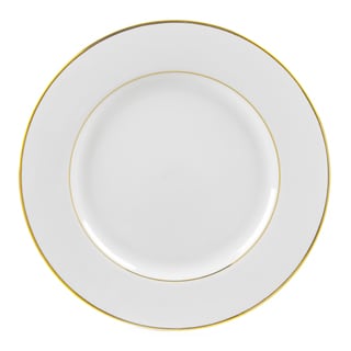 Gold Double Line Charger Plate (Set of 6)