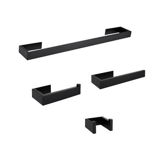 EPOWP Wall Mounted 4-Piece Bathroom Hardware Set