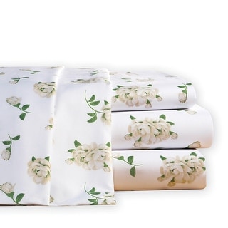 Magnolia Blossom Microfiber Bed Sheet Set