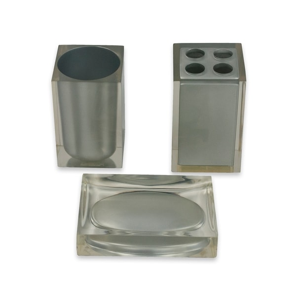 Austin Horn Classics Moderna Silver 3-piece Bath Accessories Set