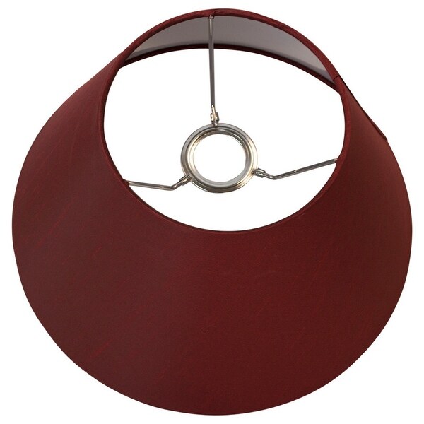 Downbridge Uno-fitter Silk Lamp Shade, 6.5" Top, 12" Bottom, 7.5" Slant