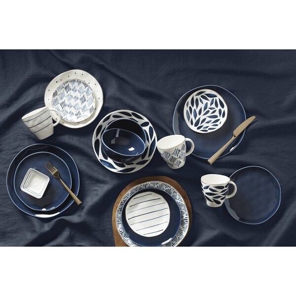 Bay Colors 4-Piece Accent Plates, Blue