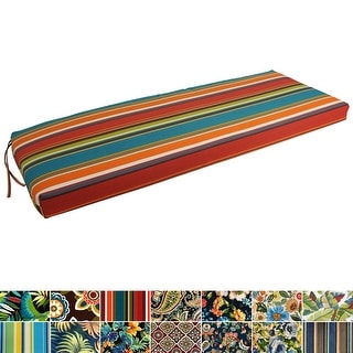 Blazing Needles 54-inch All-Weather Bench Cushion - 54 x 19