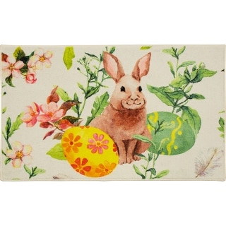 Mohawk Home Easter Egg Bunny Accent Rug