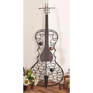 Black Tin Eclectic Wine Rack 68 x 27 x 8 - 27 x 8 x 68